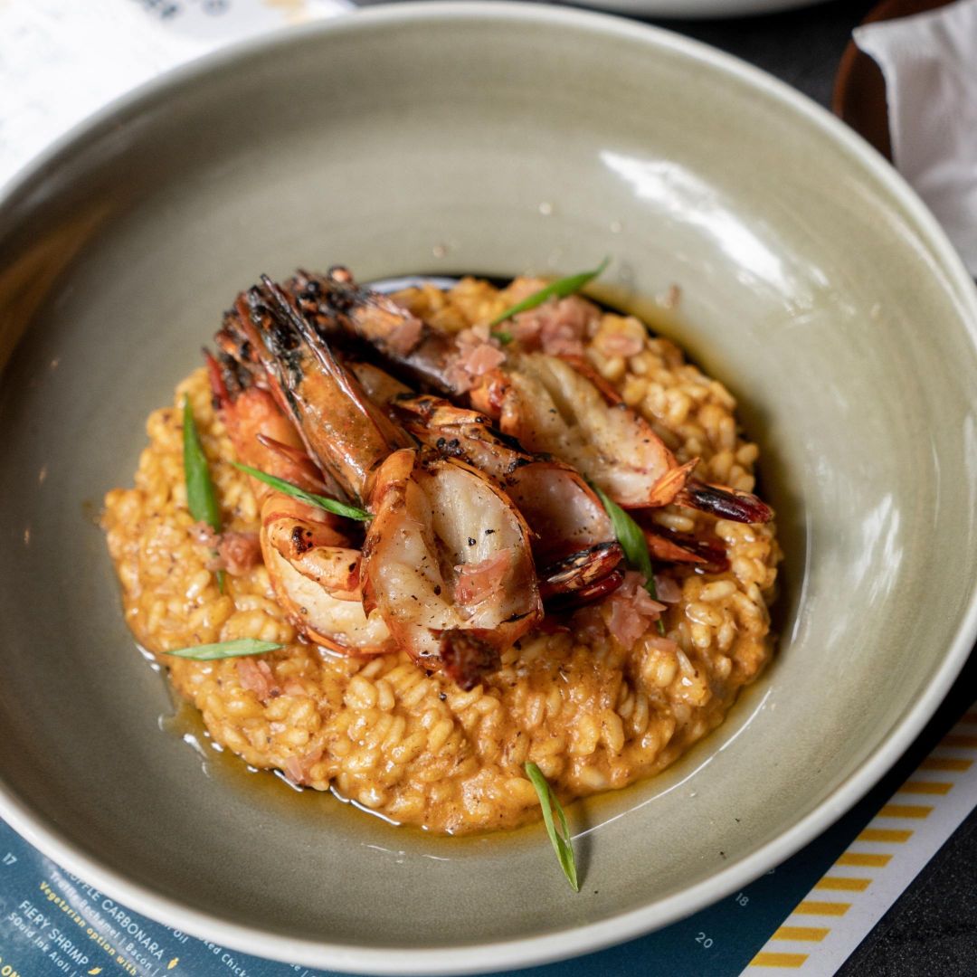 Tiger Prawn Laksa Risotto