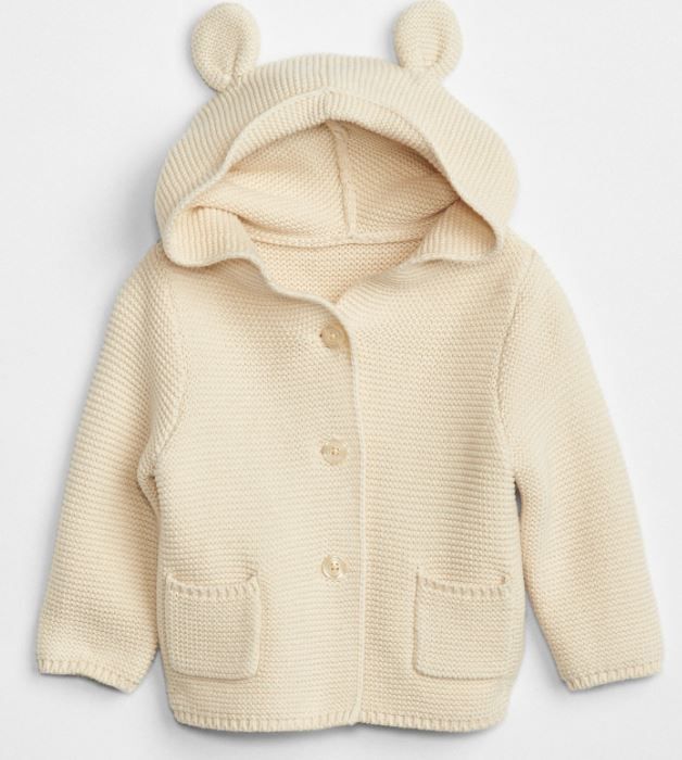 Baby Bear Sweater Vanilla