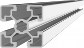 ALUMINIUM EXTRUSION / PROFILE - 45 x 45 - 12 BORE
