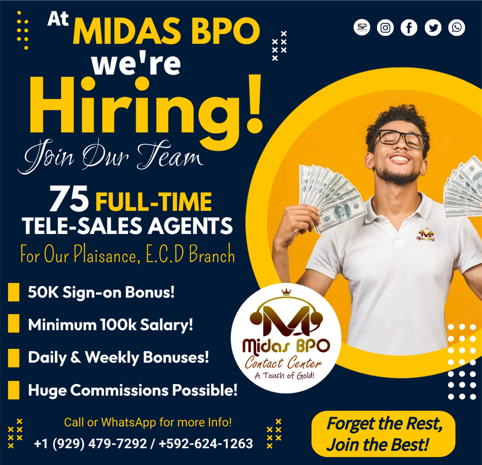 Vacancies for Tele-Sales Agents