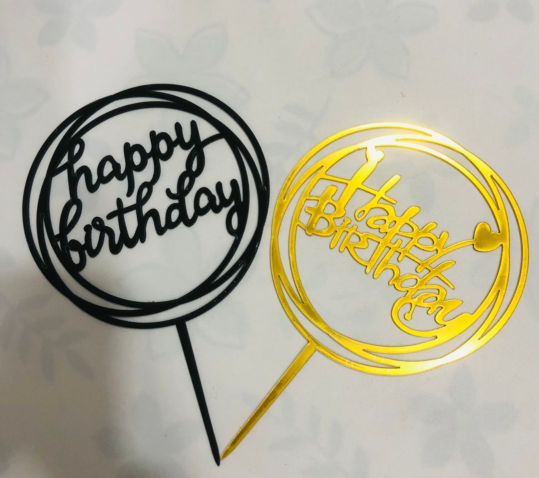 Happy Birthday cake topper 生日快乐蛋糕装饰