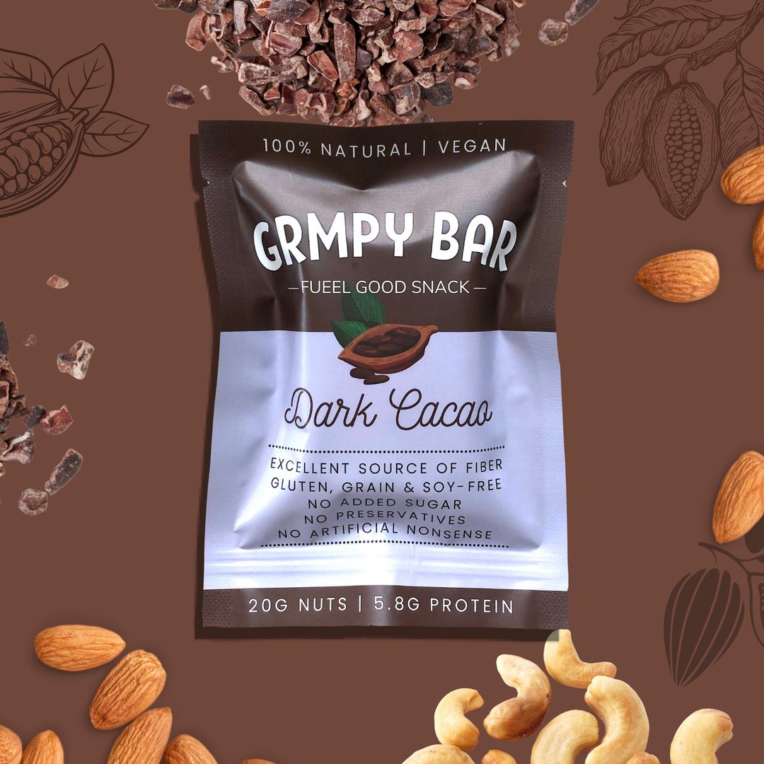 DARK CACAO GRMPY BAR, 10X50G