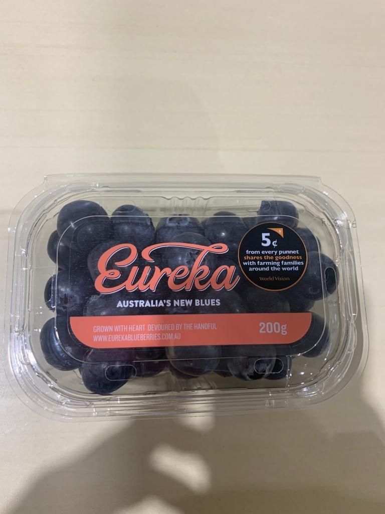 Eureka Australia blueberries(Punnets of 5)