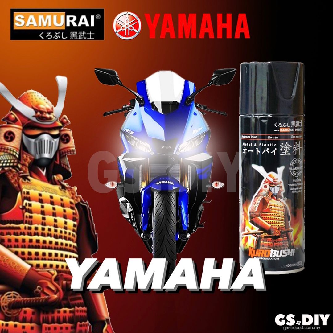 SAMURAI Spray Paint YAMAHA Color 400ml (#y111 #y112 #y115 #y116 #y120 #y124 #y132 #y136 #y137 #y138 #y140 #y141 #y142 #y143 #y146）