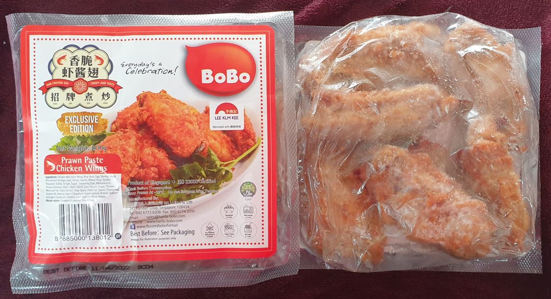 Bobo Fried Prawn Paste Chicken Wing