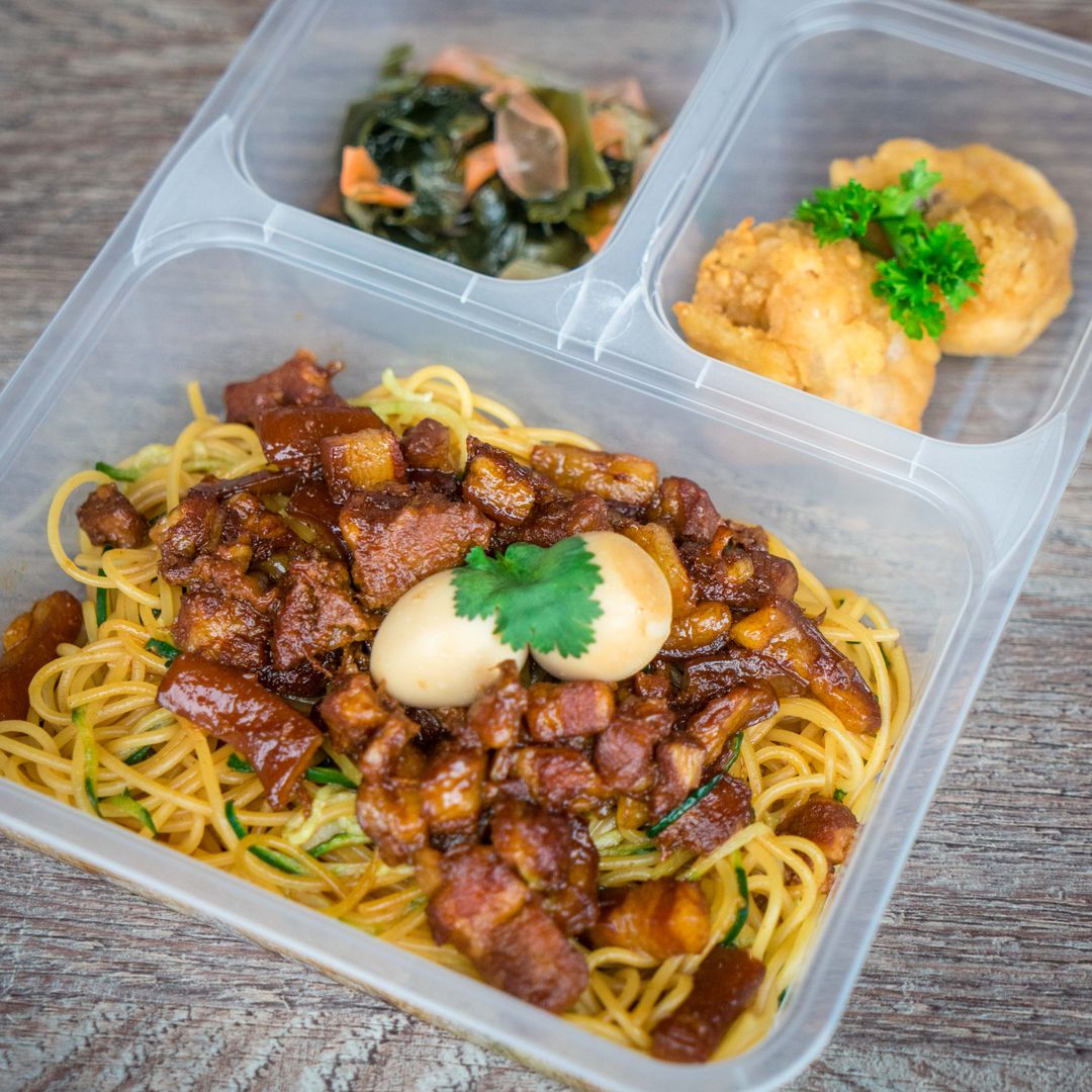 Lu Rou(Braised Pork) Pasta Bento