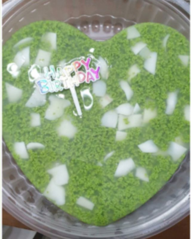 Pandan Coconut Agar-Agar