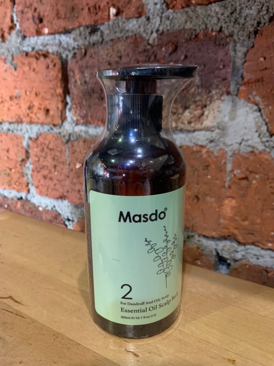 Masdo For Dandruff and Oil Scalp Essential oil Scalp Bath 油屑洗发水 （2） 300ml
