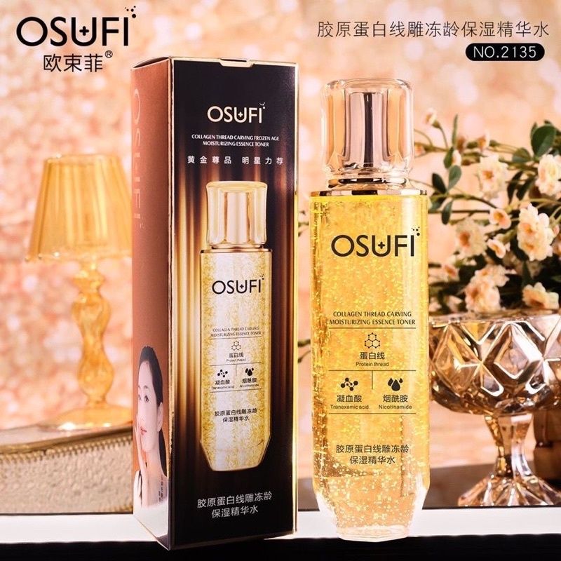 OSUFI COLLAGEN THREAD CARVING MOISTURIZING ESSENCE TONER (300ML)