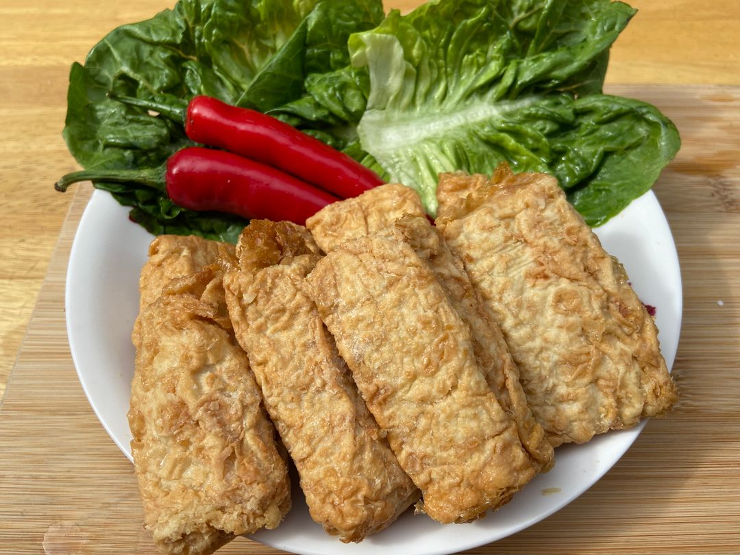 Fried beancurd (炸豆支)