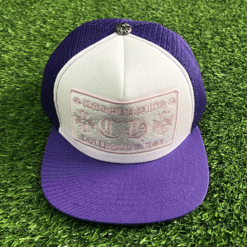 CH FLAT PEAK PURPLE AND WHITE