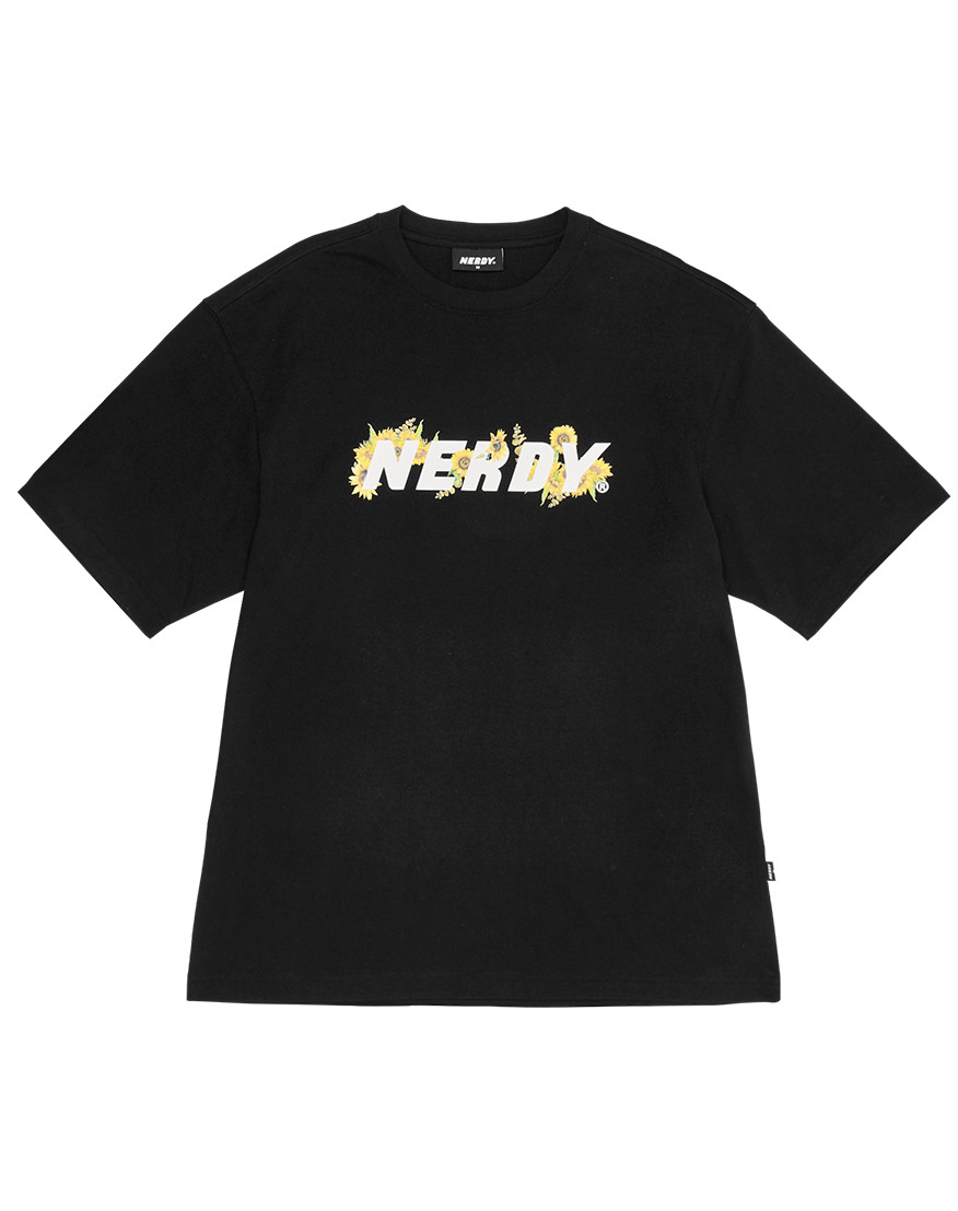 Nerdy DNA Flower - Black