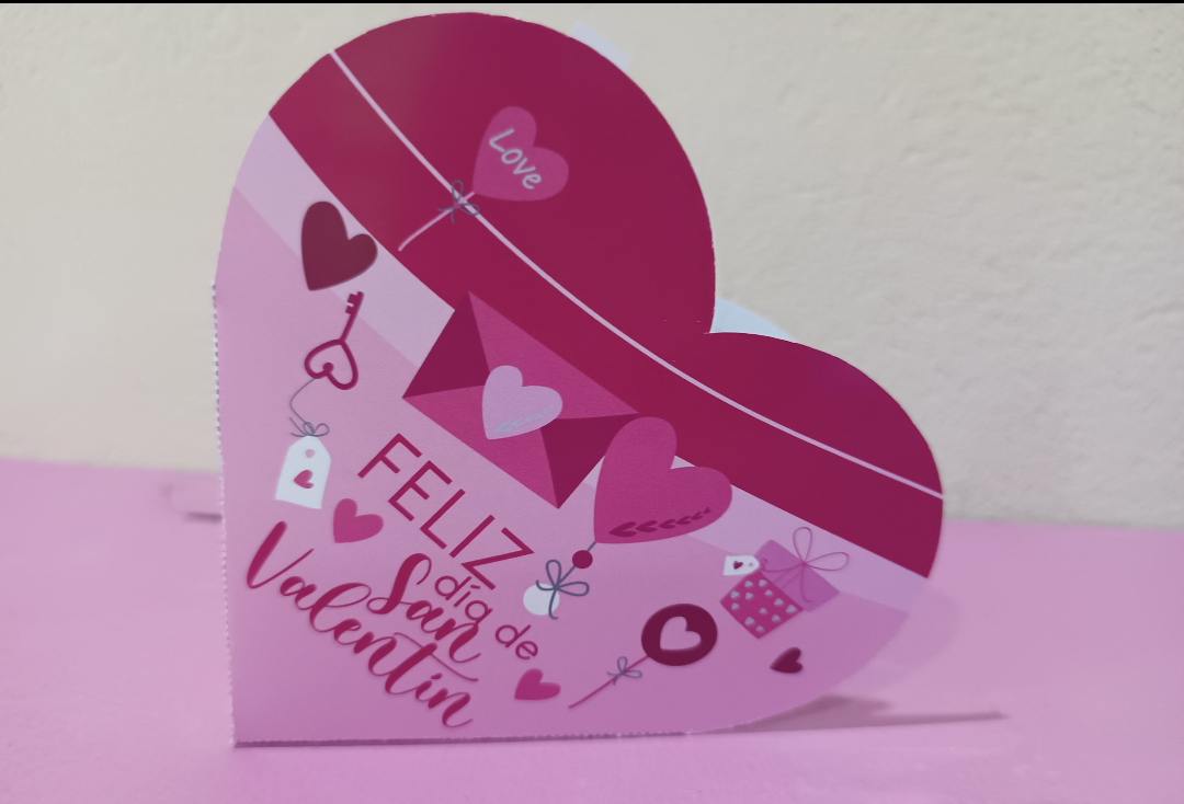 Caja corazón San Valentín 