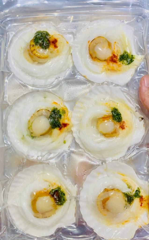 Frozen Vermicelli Scallops (6 pieces)