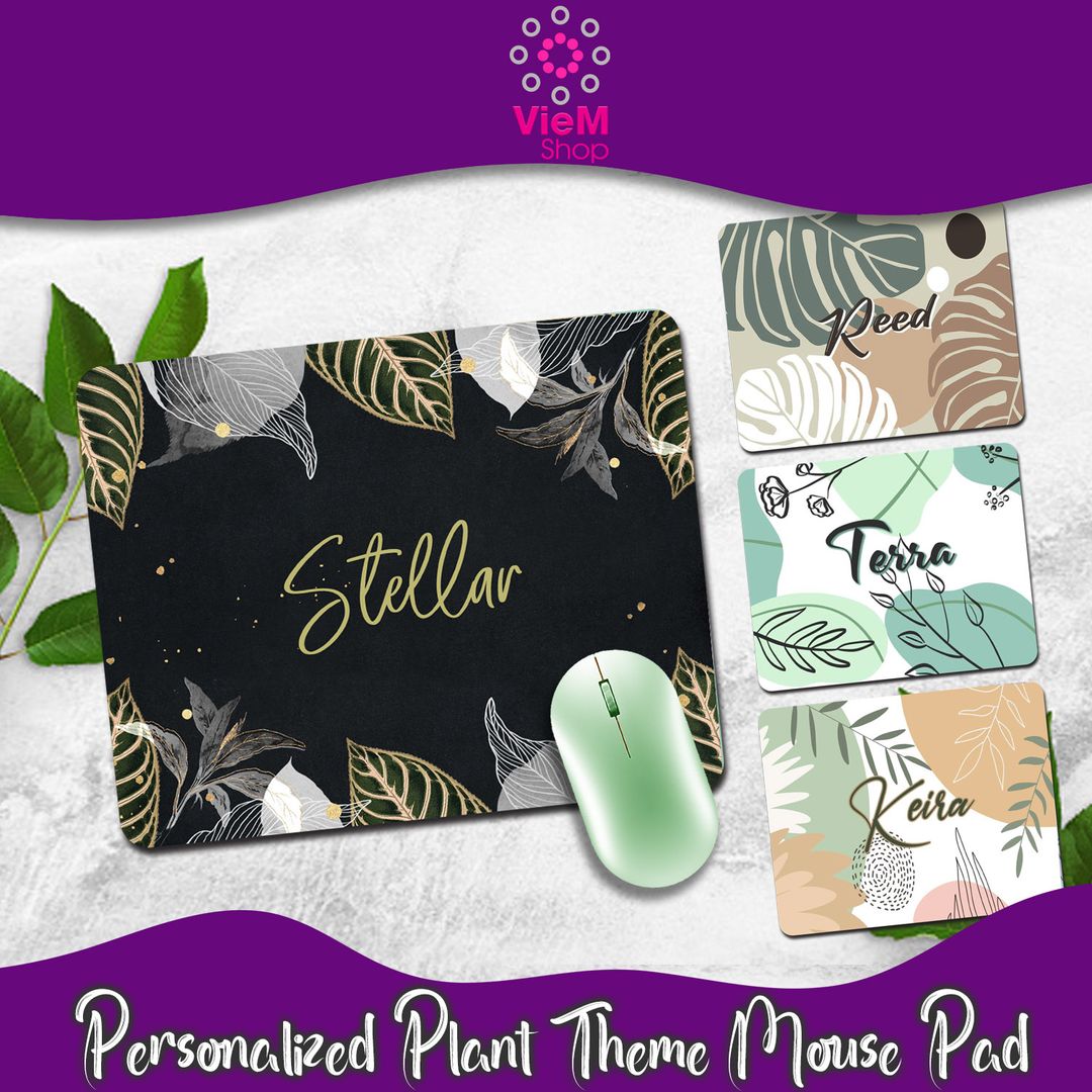 Personalized PLANT Theme Mousepads