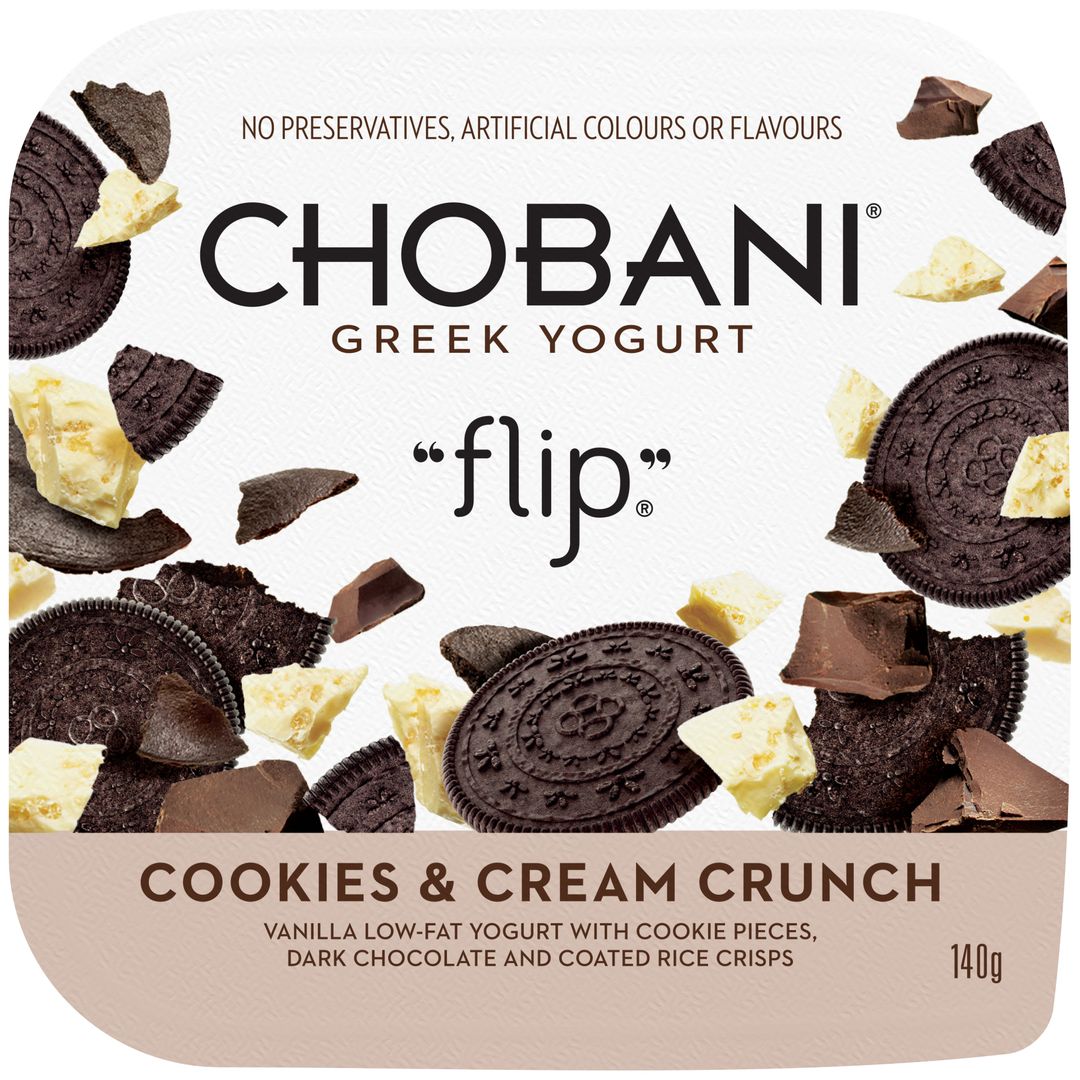 CHOBANI FLIP 140G CUP COOKIES & CREAM CRUNCH (CHB-CCC-FLIP140G964)