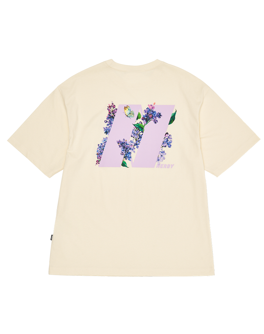Nerdy Big N Flower - Cream