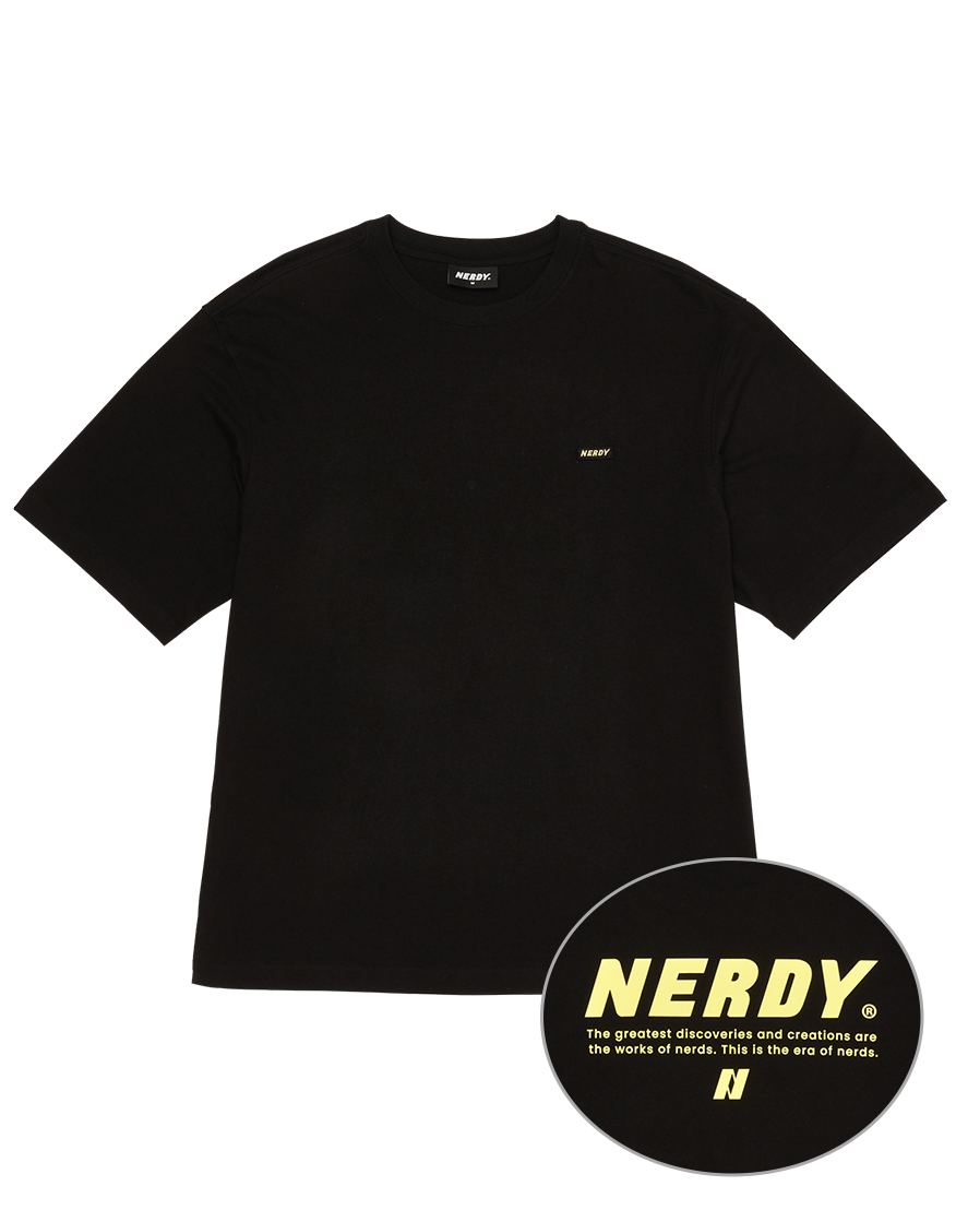 Nerdy Back Logo - Black