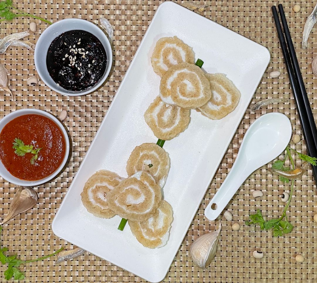 Pork Skin Roll w/ Fish Paste