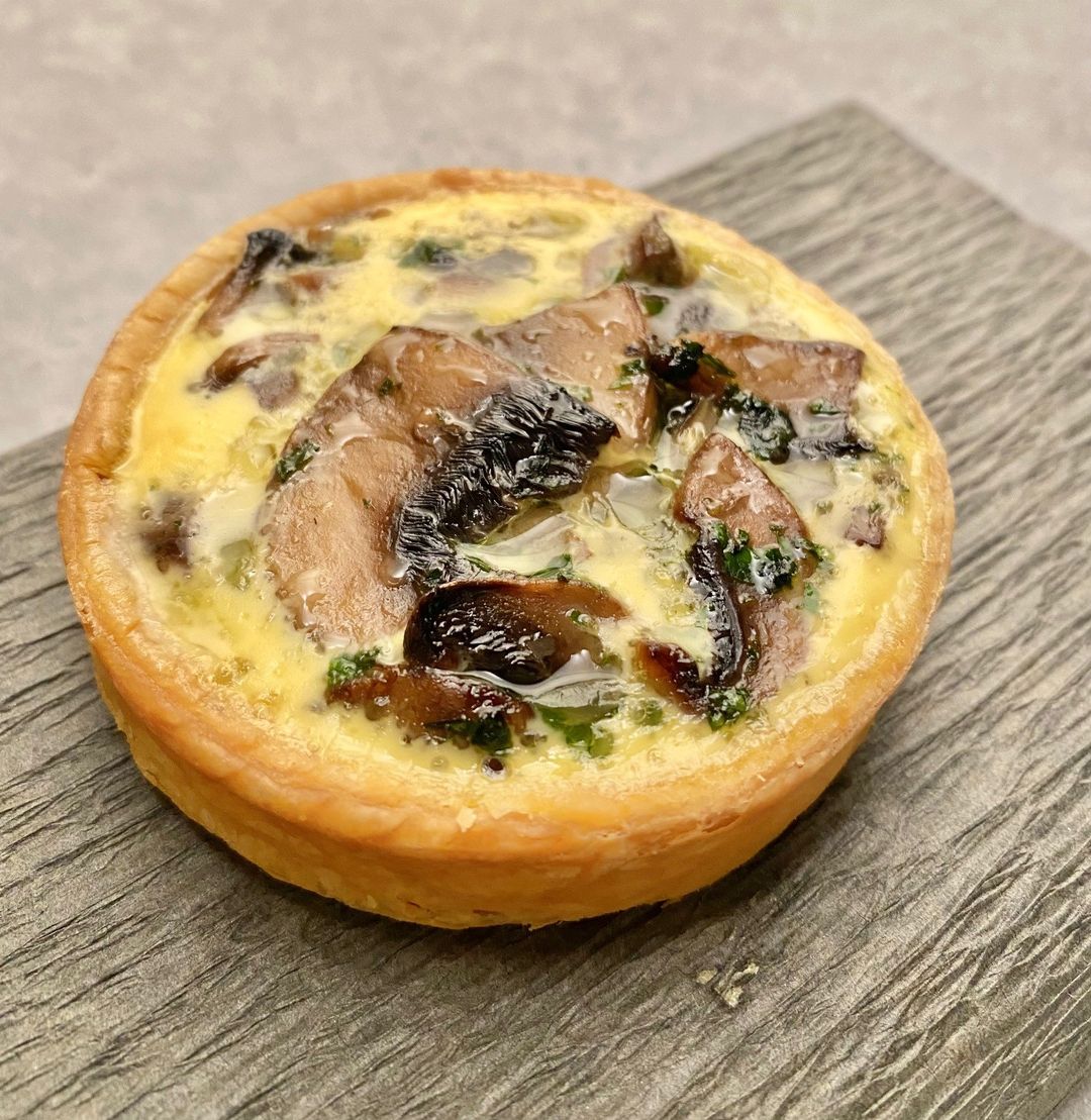 Mushroom & Leek Quiche (Single Serve)