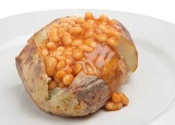 Jacket Tatties with Beans - click to choose from 3 sizes starting at