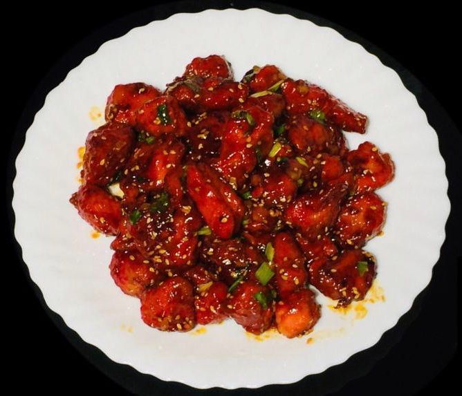 Dry Honey Sesame Chicken