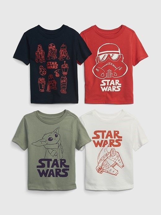 Star Wars Space Organic Cotton Tee 4 pack