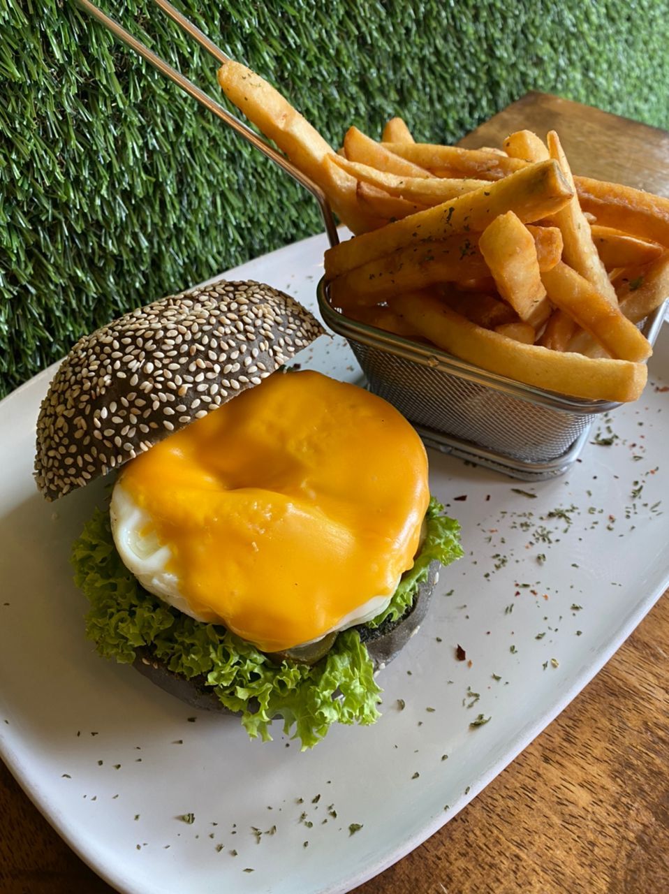 Ume Signature Charcoal Burger 