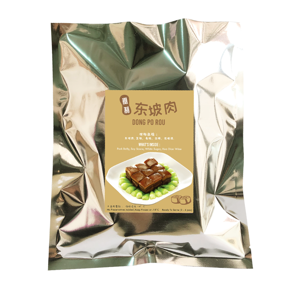 Frozen Dong Po Belly with Bun 冷冻东坡肉与馒头