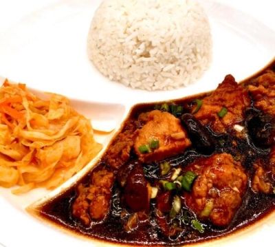 Mushroom Chicken Rice