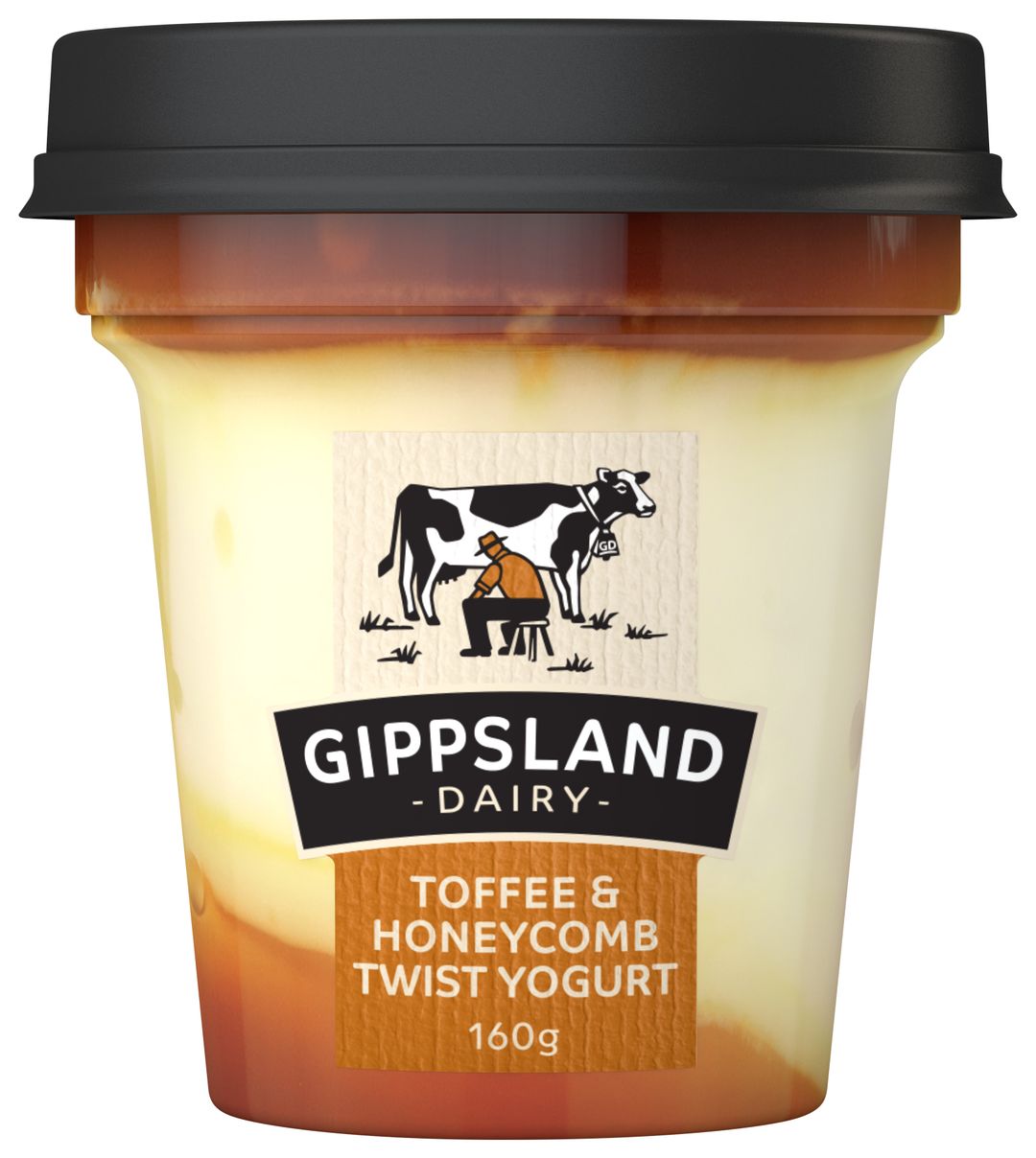 GIPPSLAND 160G CUP TOFFEE HONEYCOMB (CHB-CCC-YOG160G408)