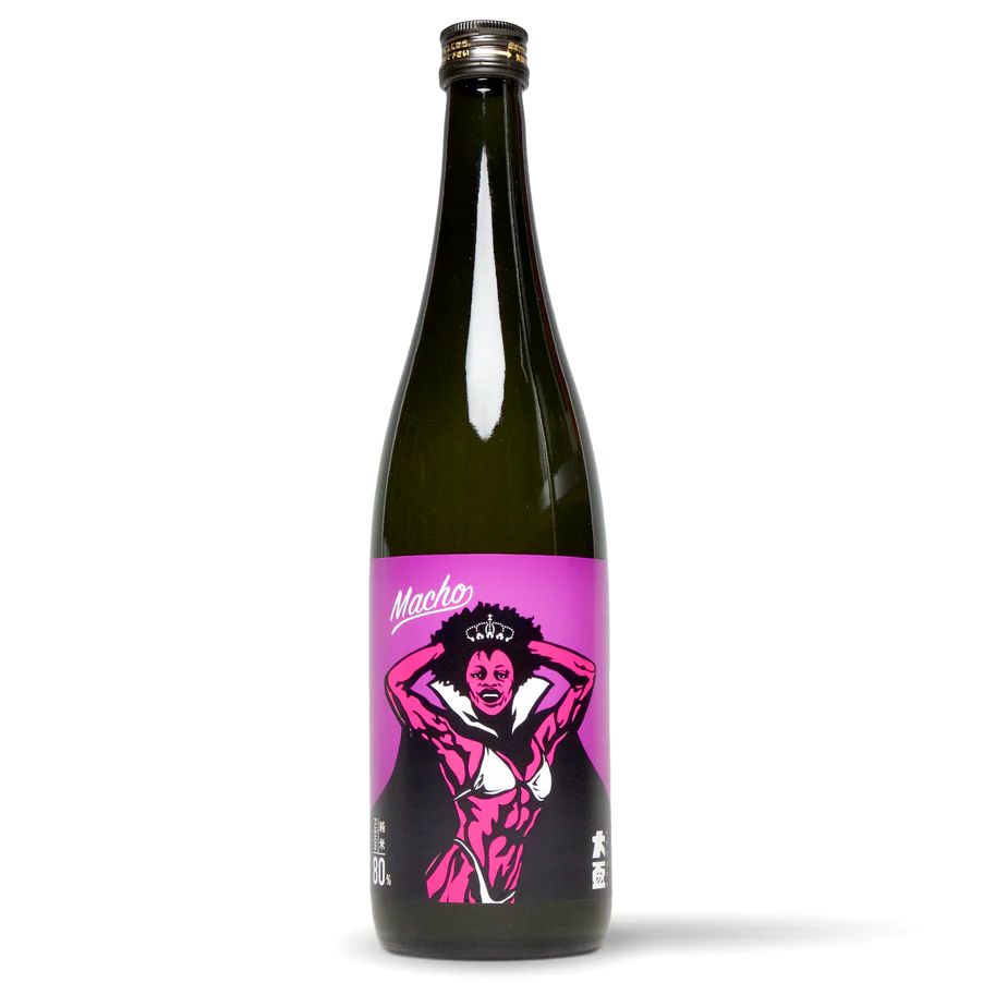 OSAKAZUKI Macho Junmai FUSION Yamadanishiki X Aiyama 80% 2022 - 720ML