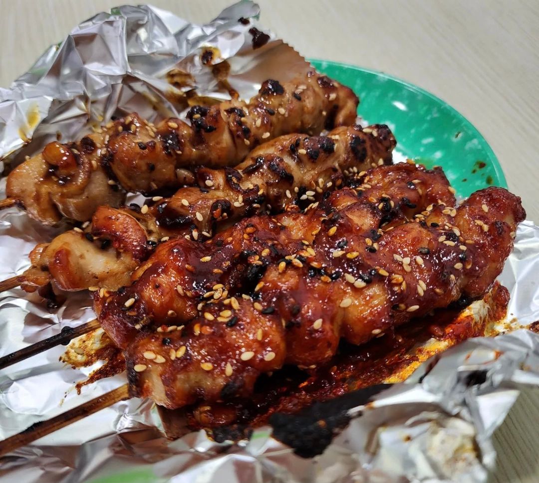 숯불 닭꼬치 (간장맛) CHARCOAL CHICKEN STICK SOY 10STICK