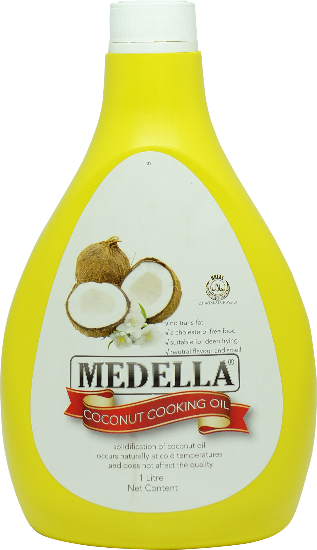 MEDELLA ORGANIC PREM.COCONUT COOKING OIL 1LTR (DUN-AAA-OMPCCO10)