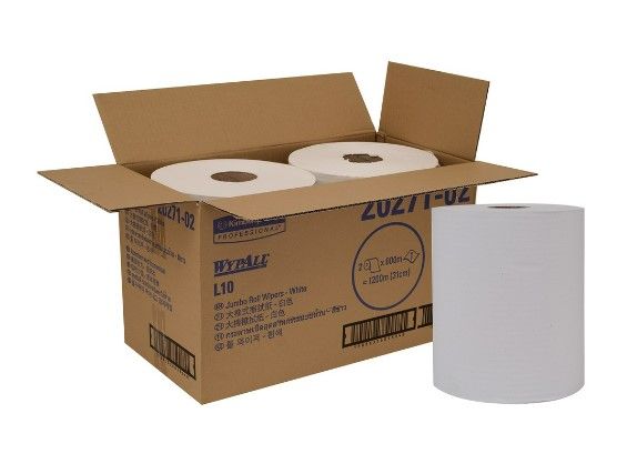 KIMBERLY CLARK Jumbo Roll Wipers (2 Rolls/ Box)