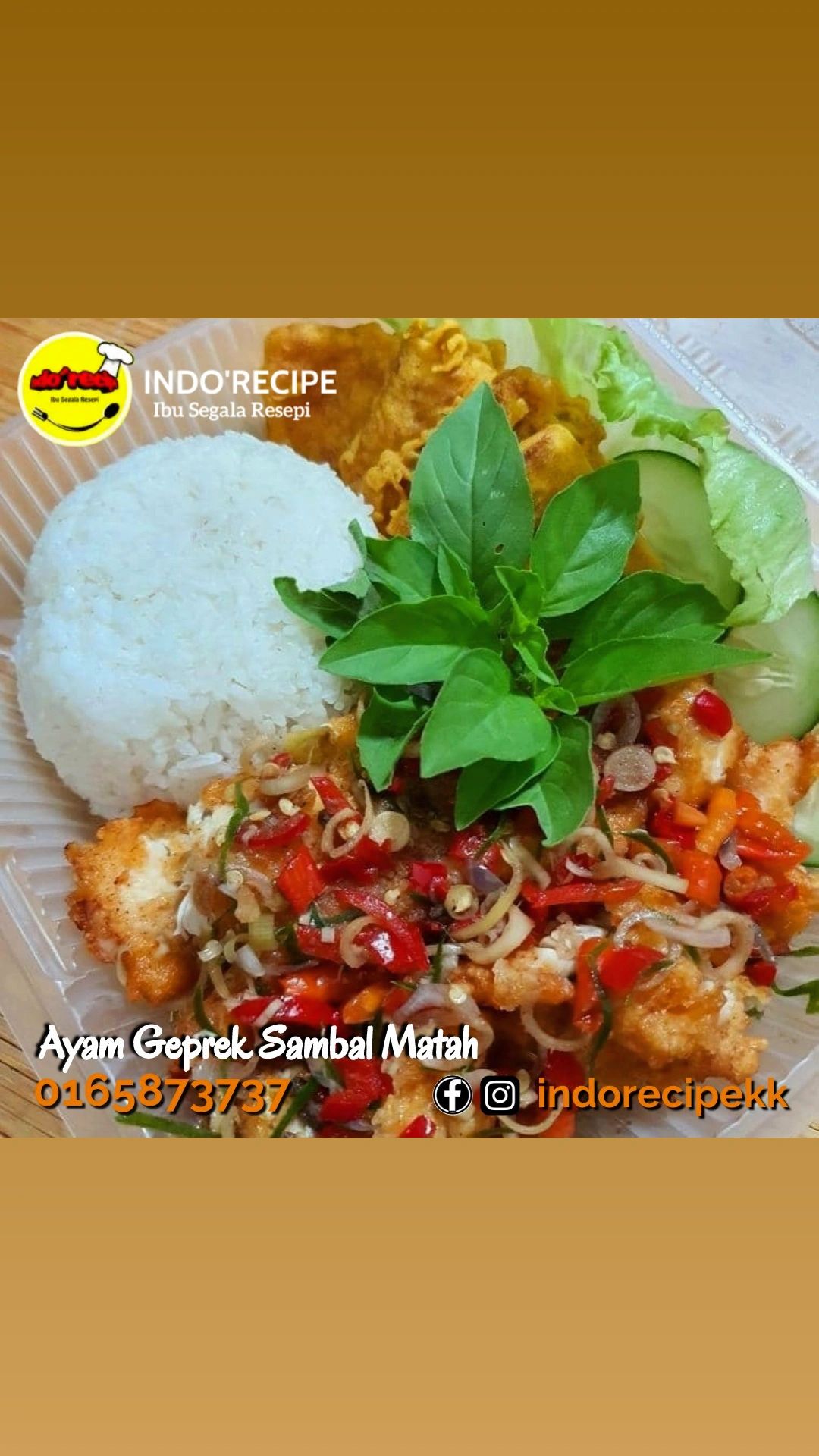 AYAM GEPREK SAMBAL MATAH