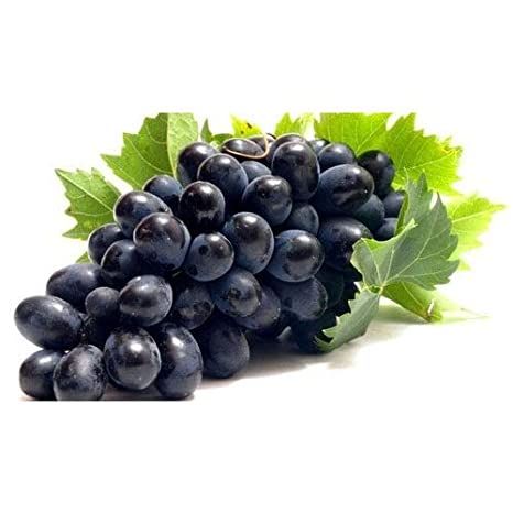 Black grapes 
