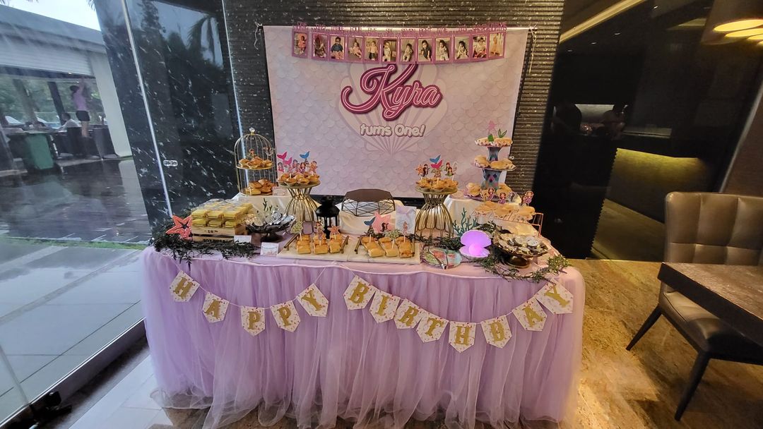 Princess Mermaid Dessert Table 