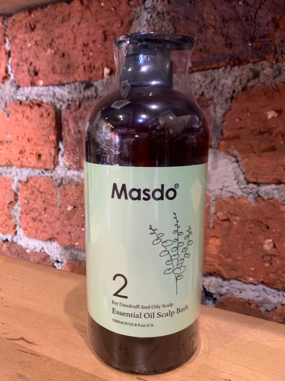 Masdo For Dandruff and Oil Scalp Essential oil Scalp Bath 油屑洗发水 （2） 1000ml