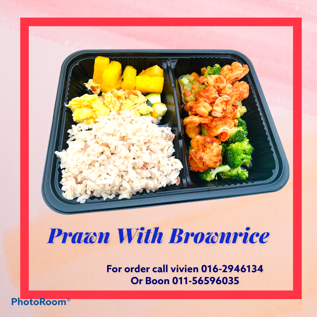 10.Prawn with Brownrice 