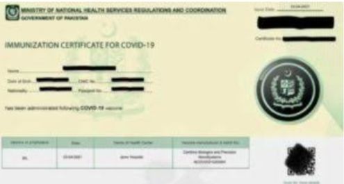 COVID-19 IMMUNIZATION CARD