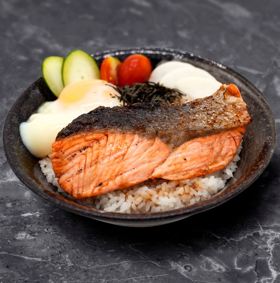 Salmon Teriyaki Don