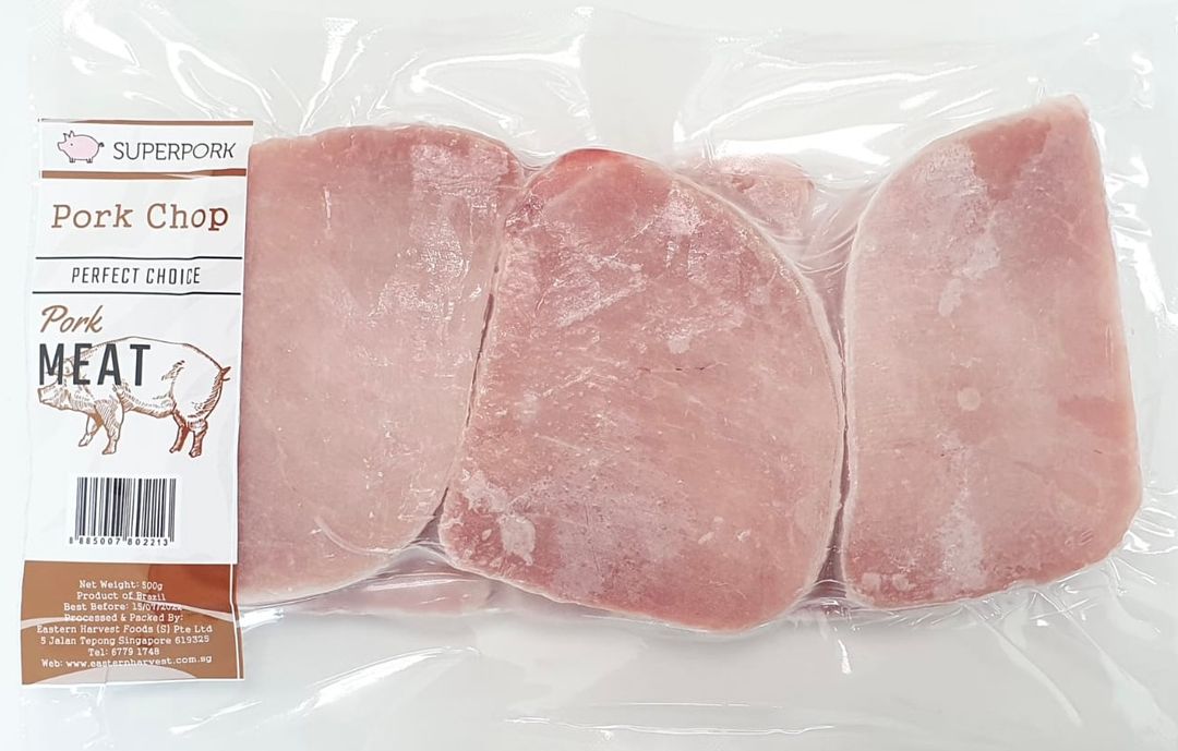 🐷猪扒 Pork Chop -$6.3/1包/500g