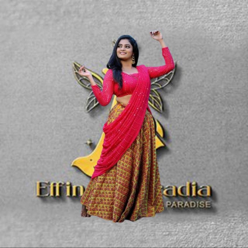Lehenga with croptop