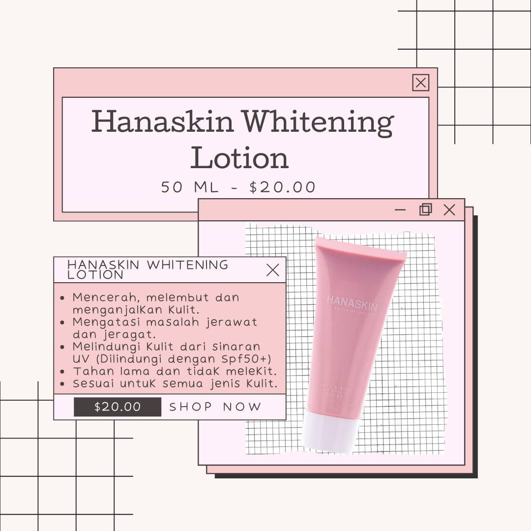 Hanaskin Whitening Lotion
