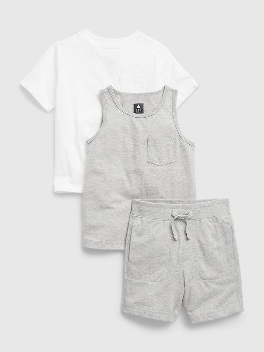 Organic Cotton Grey 3 piece outfit