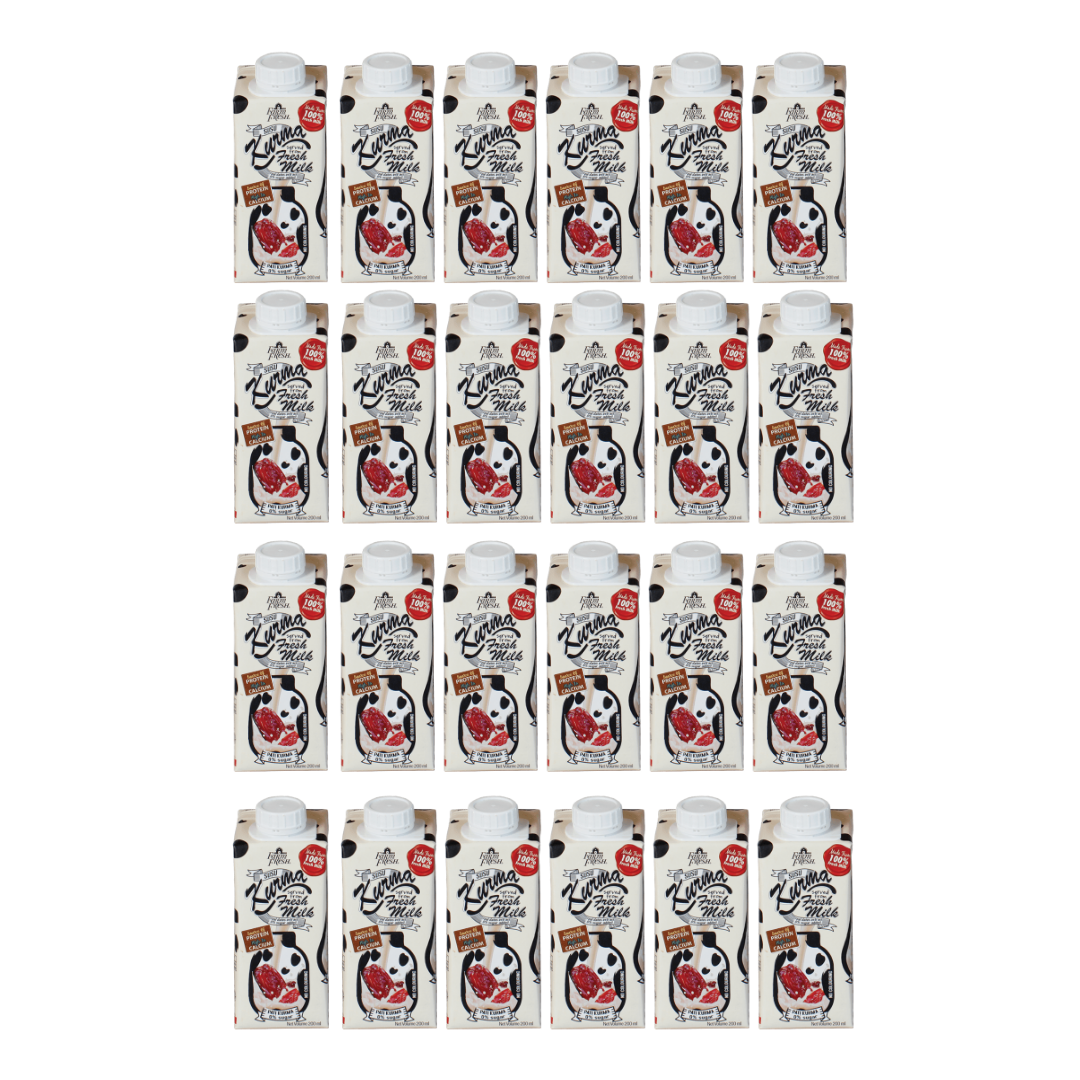 (Carton of 24) Fresh Milk with Dates - 200ml