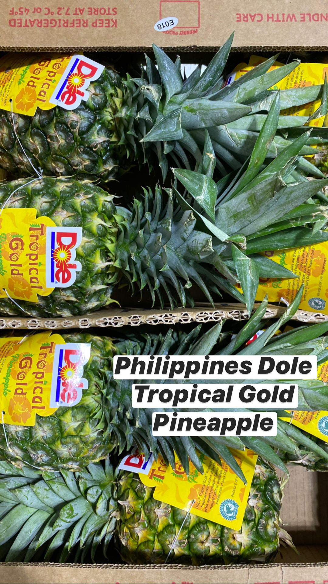 Philippines Dole Tropical Gold Pineapple