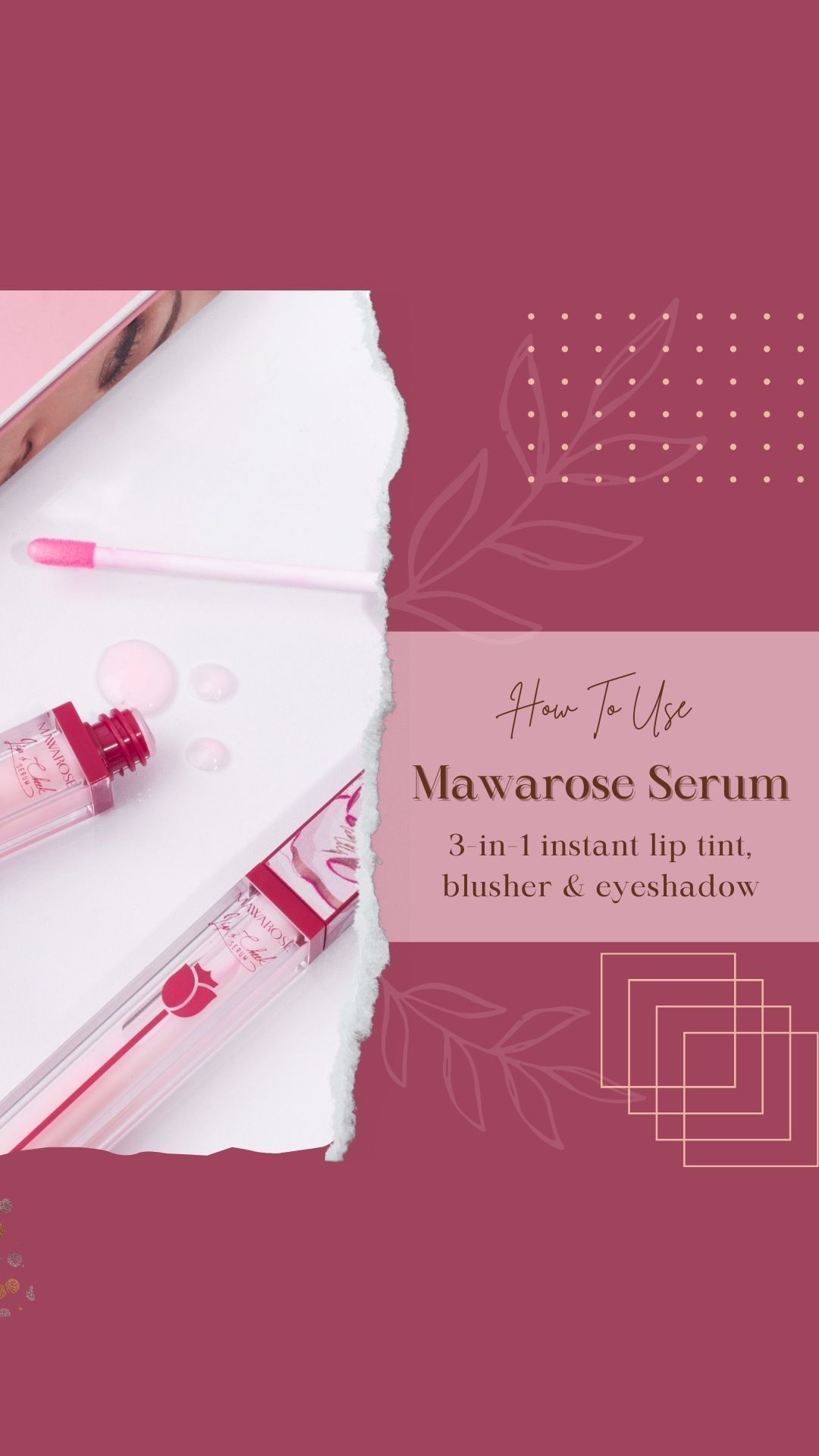 Mawarose Lip & Cheek Serum
