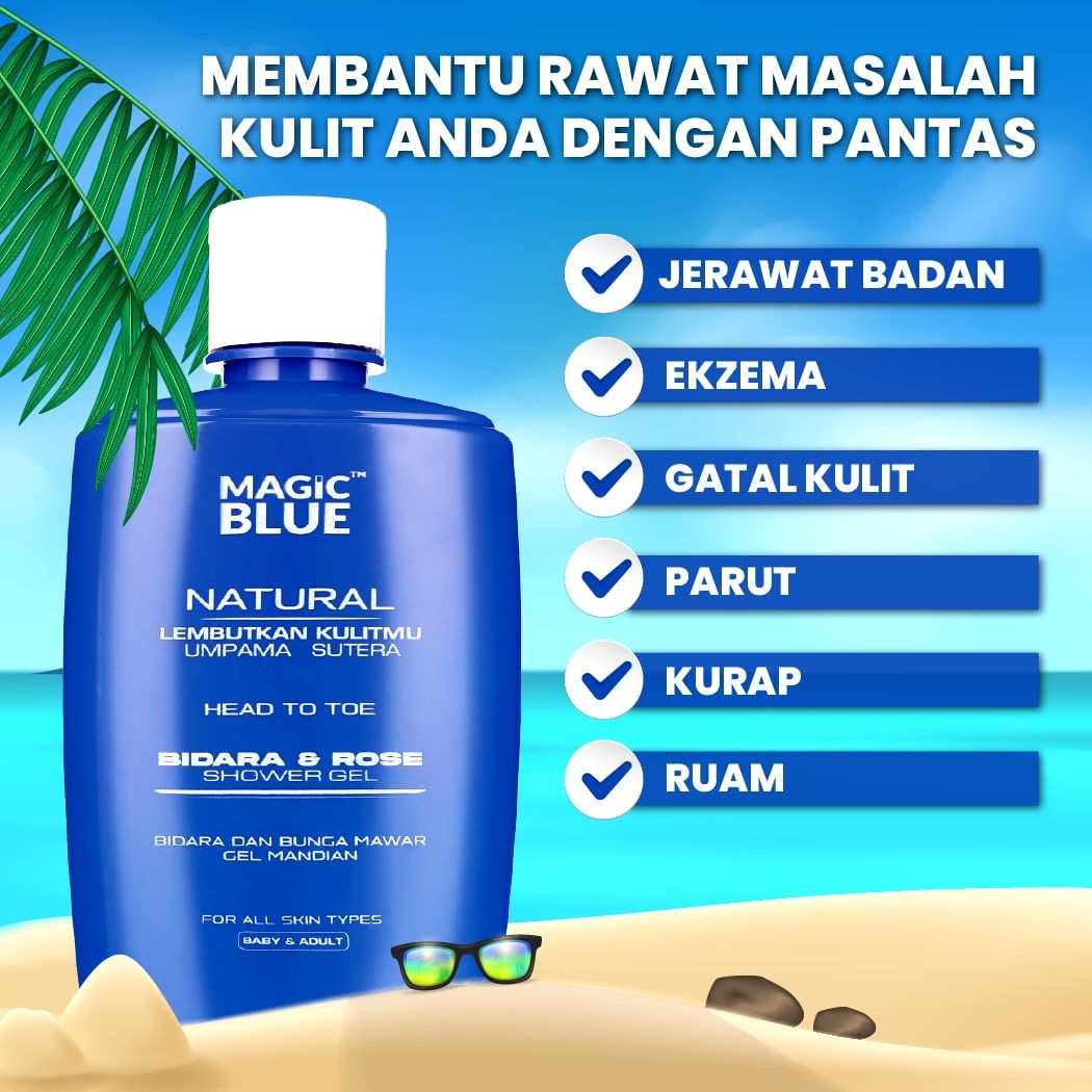 Natural Bidara & Rose Shower Gel